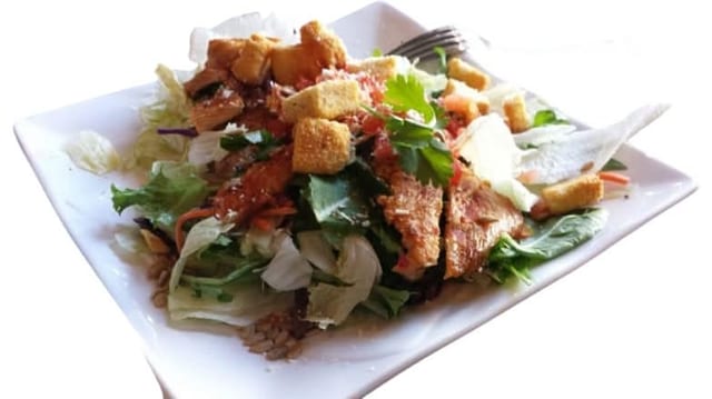 Grilled Chicken Caesar Salad.